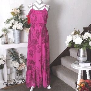 Express purple/pink maxi dresd